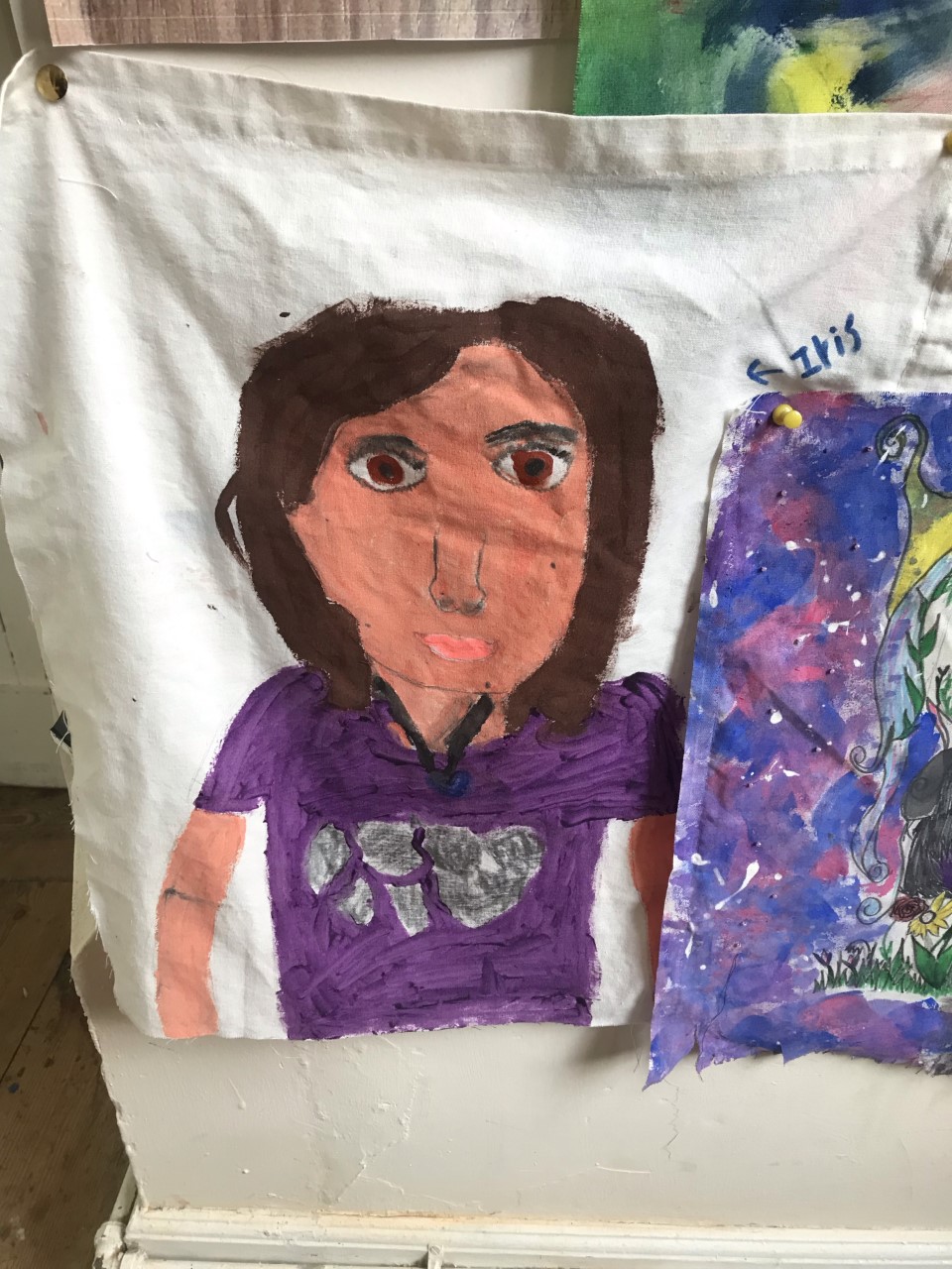 Summerhill self-portrait bunting